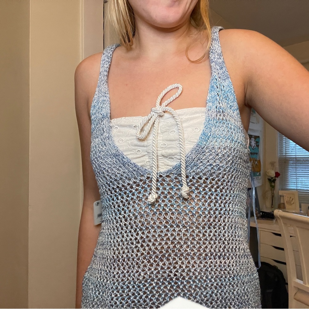 Crochet bathing suit cover up